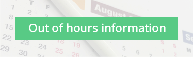 Out of hours information